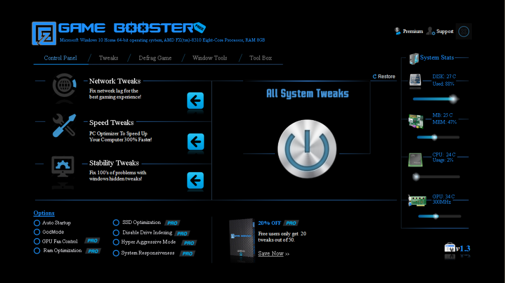 EZ Game Booster Pro 1.6.3 + Crack [Latest Version]